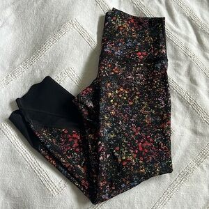 Lululemon wunder under high rise scallop roll down leggings